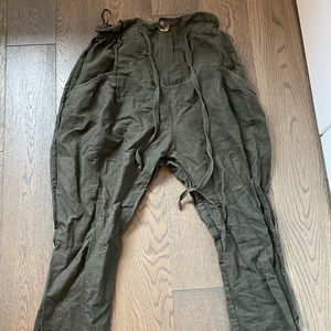 Army green pants